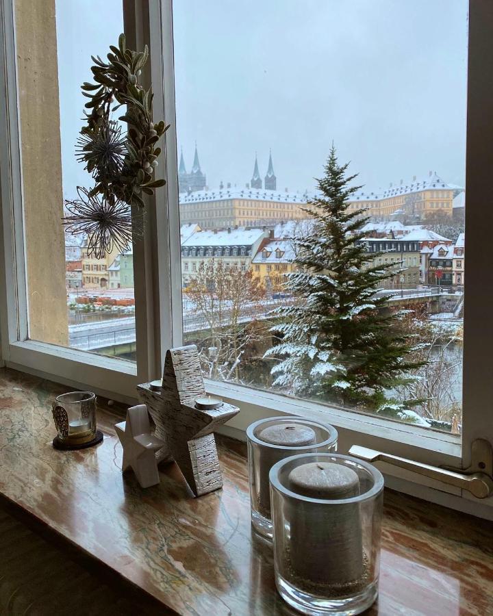 Ferienwohnung Dom- U. Regnitzblick バンベルク エクステリア 写真